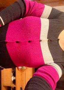 Color Block Cardigan