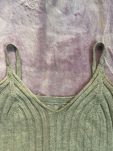 Knit Grey Crop Top