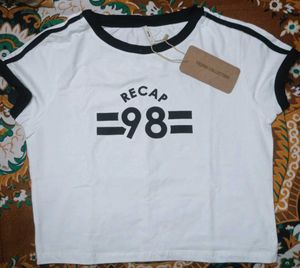 Graphic Print Crop T-Shirt