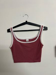 Ribbed Crop Tank Top