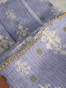 Beautiful Lavender Printed dress material