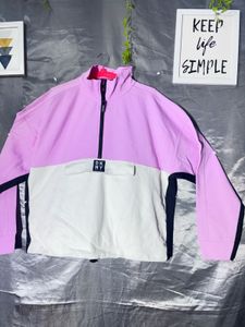 DKNY Colorblock Quarter Zip Jacket
