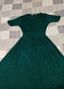 Elegant Green Midi Dress