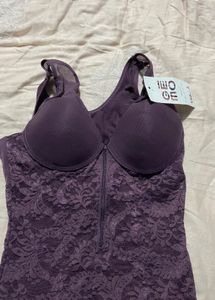 Purple Lace Cami Bralette