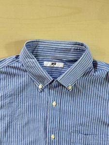 pinteresty Uniqlo striped half sleeve shirt