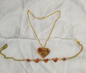 Combos Bracelet And Chain Pendant