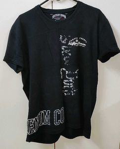 Men's Black Graphic T-Shirt