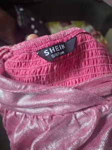 ❗SALE❗Sparkly Pink Ruffle Dress