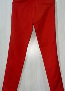 Zara Basic Red jeans