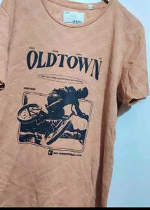 Tan Color T-shirt For Boy &amp; Men 38 Chest