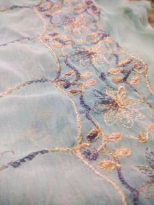 Embroidered Georgette Unstitched Dress Material