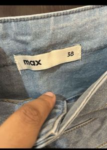 Max High Waisted Light Wash Jeans
