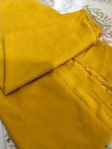 Yellow Embroidered Suit piece