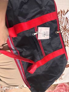 Black & Red Duffel Bag