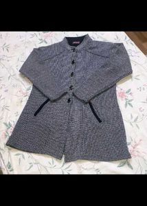 Stylish Women's Grey Cardigan Jacket