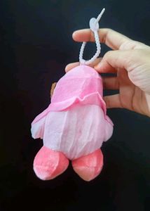 Cute Kirby Plush Keychain Toy