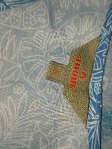 Floral Printed V-Neck Straight Kurta