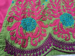 Embroidery Stitched Churidar