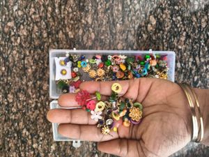 Assorted kids earrings plastic