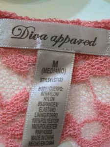 Coral Lace Tank Top