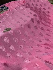 Exquisite Heavy Pink Saree with Embellishments💗🌸