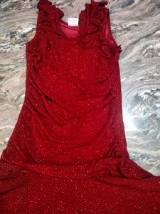 Sparkling Red Party Dress