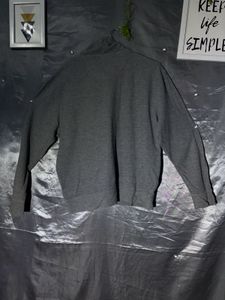 Grey Pullover Sweatshirt