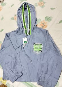 Brand New Blue Brooklyn Hoodie