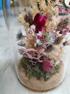 Dried Flower Terrarium Display