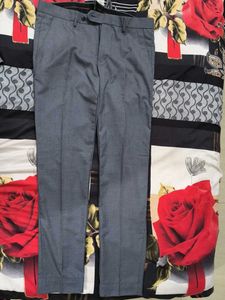 Men's Grey Formal Trousers