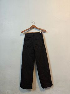 H&amp;M Black Wide Leg Jeans