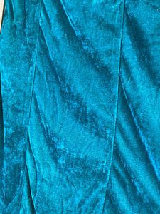 Sea Green Velvet Dress