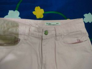 Pink Denim Jeans