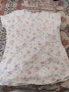 Cute Floral Print T-Shirt