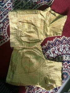 Golden Brocade Blouse