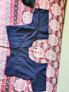 Navy Blue Saree Blouse