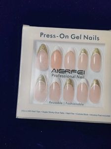 French Tip Press-On Nails Set