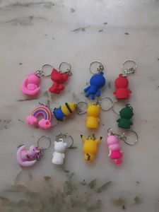 Cute Cartoon Character Keychains