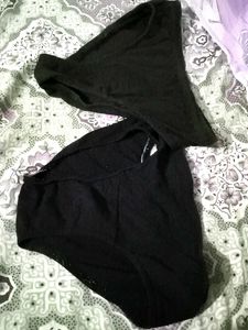 Comfortable Black Cotton Briefs - Pack of 2