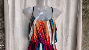 Vibrant Tie-Dye Maxi Dress