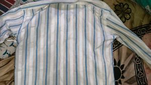 Men's Striped Button-Down Shirt