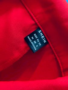 Chic Red Blazer