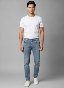 Light Wash Slim Fit Jeans