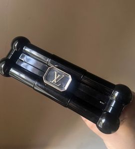 Rare LV lucite black clutch