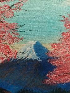 Mount Fuji Painting