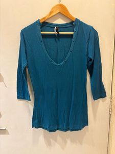 Elegant Henley Top