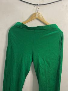 Green Velvet Pants
