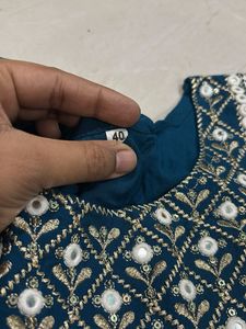 Elegant Embroidered Kurta Set with Dupatta
