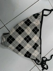 Women's Plaid Bikini Bottom