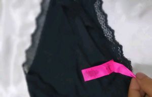 Women's Black Lace Hipster Panty